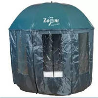 Рыболовный зонт-палатка Carp Zoom PVC Yurt Umbrella Shelter, 250cm (з плотного ПВХ, регулювання наклону, 4кг.)