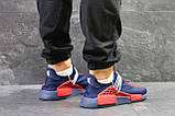 Кросівки чоловічі Adidas NMD Human Race сині літні адідас текстильні, фото 4