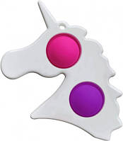 Игрушка детская антистресс Pop It Simple Dimple Unicorn Единорог ANMM-3 Поп Ит вечная пупырка для детей