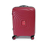Пластикова валіза Snowball, на 4 колесах, велика, 103 л, бордова, фото 4