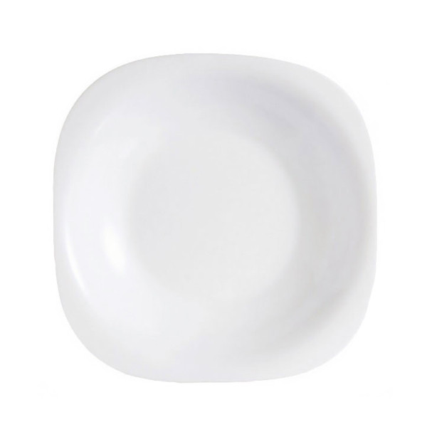 Тарілка Luminarc Carine white квадратна супова 5406