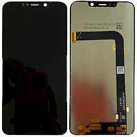 Дисплей модуль тачскрин Motorola XT1942 Moto One Power/P30 Note черный