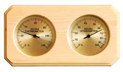 Термогигрометр для бани 2 в 1, Sawo 221-THP сосна - фото 3 - id-p1069540