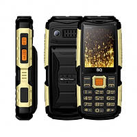 Мобильный телефон BQ-2430 Tank Power Black/Gold + POWER BANK