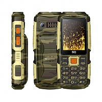 Мобильный телефон BQ2430 Tank Power Camouflage/Gold + POWER BANK