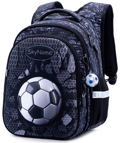 Рюкзак для мальчика школьный ортопедический Winner One SkyName Мяч R1-017, фото 2