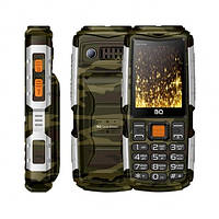 Мобильный телефон BQ2430 Tank Power Camouflage/Silver + POWER BANK