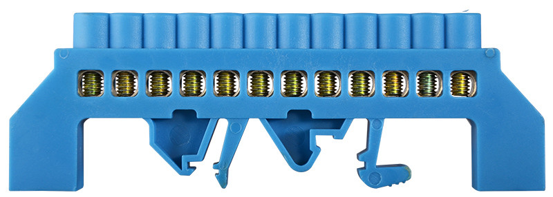 Нульова шина універсальна ВС-3А 12 отворів з ізоляцією, АСКО-УКРЕМ