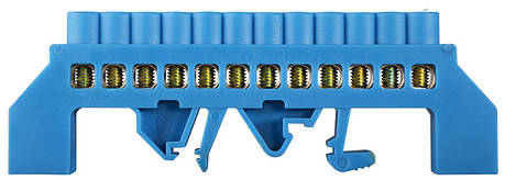 Нульова шина універсальна ВС-3А 12 отворів з ізоляцією, АСКО-УКРЕМ, фото 1