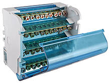 Нульова шина 4х11 VC-411 АСКО-УКРЕМ, латунь, для DIN-рейки, нова, фото 4