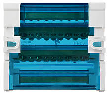 Нульова шина 4х11 VC-411 АСКО-УКРЕМ, латунь, для DIN-рейки, нова, фото 5