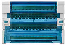 Нульова шина АСКО-УКРЕМ VC-415, 4х15, латунь, на DIN-рейку, нова, фото 5