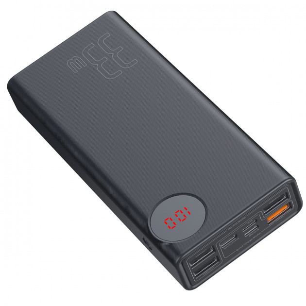 Повербанк УМБ PowerBank BASEUS Mulight Quick Charge 30000mAh |4USB/Type-C/Lightning, PD/QC, 33W| - фото 5 - id-p1421884395