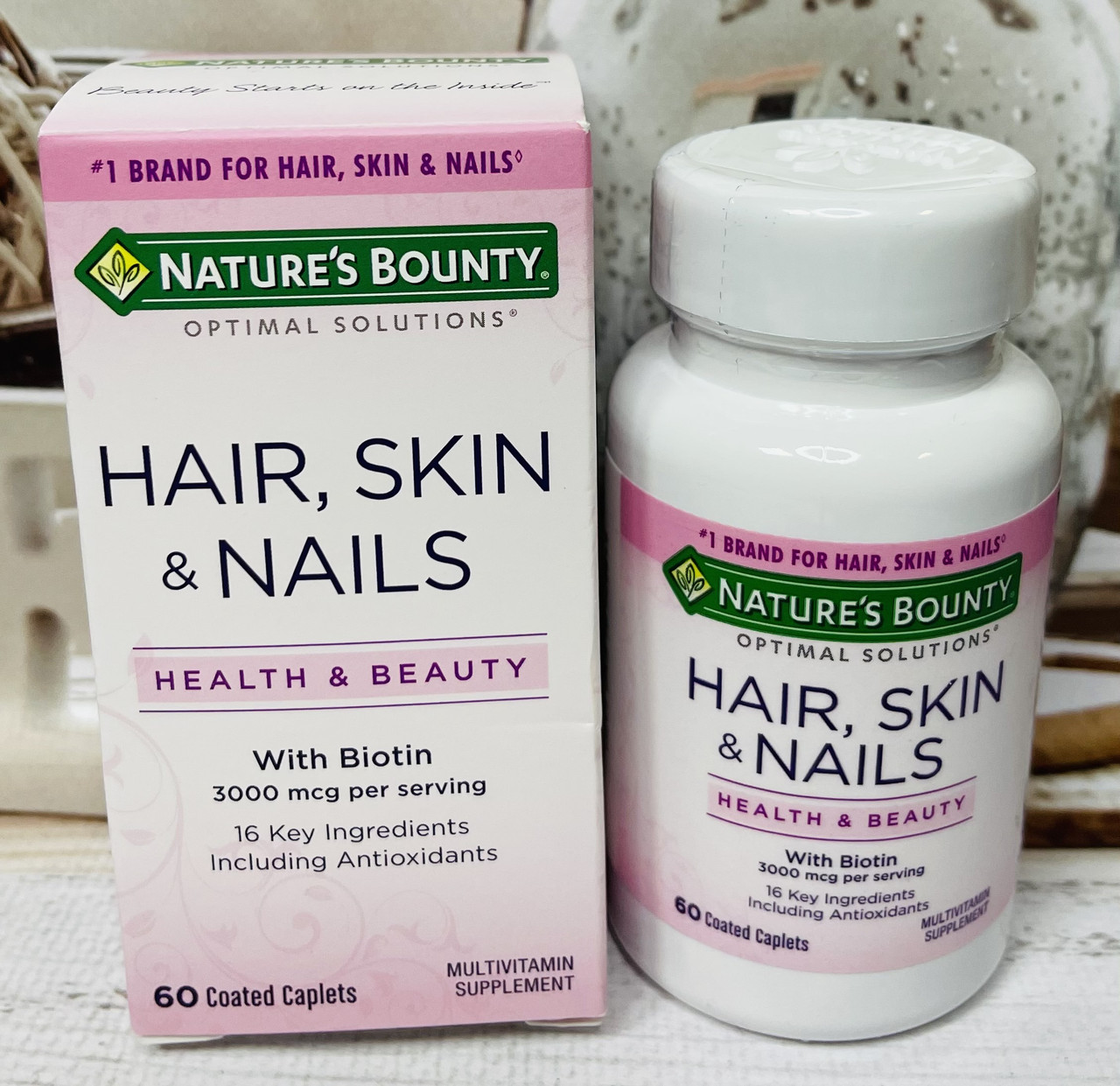 Вітамінний комплекс для волосся, шкіри та нігтів Nature's Bounty Hair, Skin and Nails, 60шт