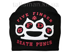 FIVE FINGER DEATH PUNCH — шапка-біні — в'язана з накаткою