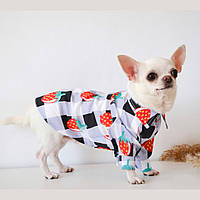 Летняя рубашка для собаки RUB-41 DogsBomba батист, модель унисекс