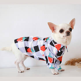 Літня сорочка для собаки RUB-41 DogsBomba батист, модель унісекс