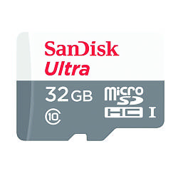 Карта пам'яті SANDISK 32GB microSDHC UHS-I Card class 10 Ultra (SDSQUNR-032G-GN3MN)