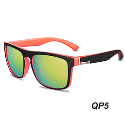 Модні Сонцезахисні окуляри QUISVIKER QP5 чорні поляризаційні для чоловіків і жінок окуляри від сонця Polaroid