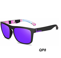Модні Сонцезахисні окуляри QUISVIKER QP8 чорні поляризаційні окуляри від сонця Polaroid
