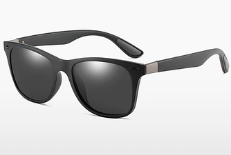 Сонцезахисні окуляри Polaroid DJXFZLO C2 чорні поляризаційні для чоловіків і жінок окуляри від сонця