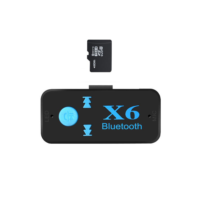 Bluetooth гарнитура ресивер AUX в машину + поддержка MicroSD и TF карт - фото 8 - id-p1421886032