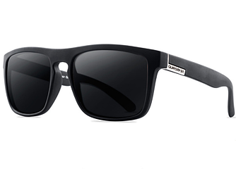 Модні Сонцезахисні окуляри QUISVIKER QP1 чорні поляризаційні окуляри від сонця Polaroid