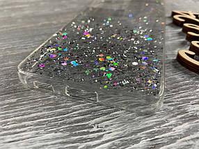 TPU чохол Star Glitter для Samsung Galaxy S21 Ultra прозорий, фото 3