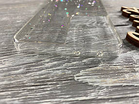 TPU чохол Star Glitter для Samsung Galaxy S21 Ultra прозорий, фото 4