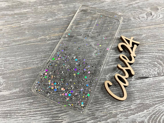 TPU чохол Star Glitter для Samsung Galaxy S21 Ultra прозорий, фото 1