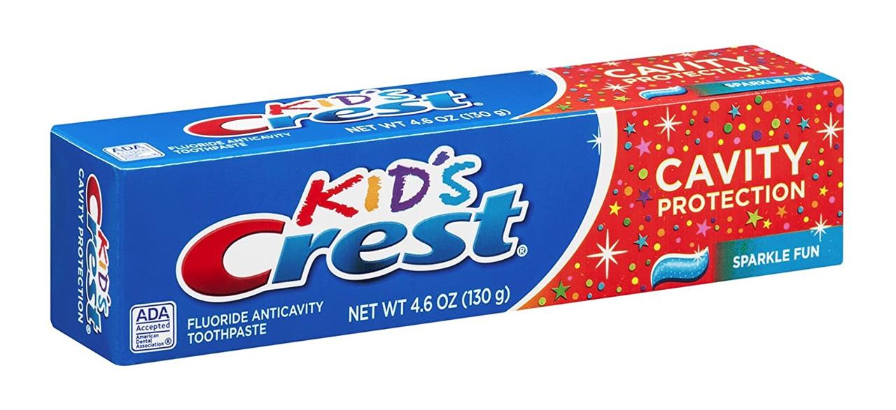Зубная паста детская Crest Kid's Cavity Protection Sparkle Fun 130гр - фото 1 - id-p1421927277