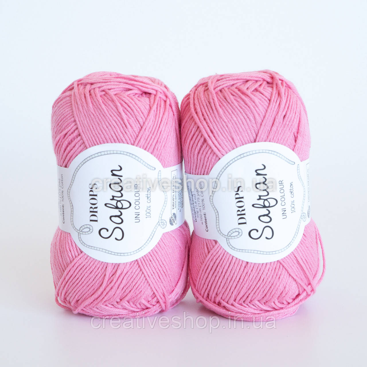 Пряжа DROPS Safran (колір 02 pink)