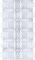 Контейнер для декору LPnails 12 секцій. БілийEStyle