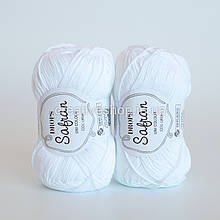 Пряжа DROPS Safran (колір 17 white)