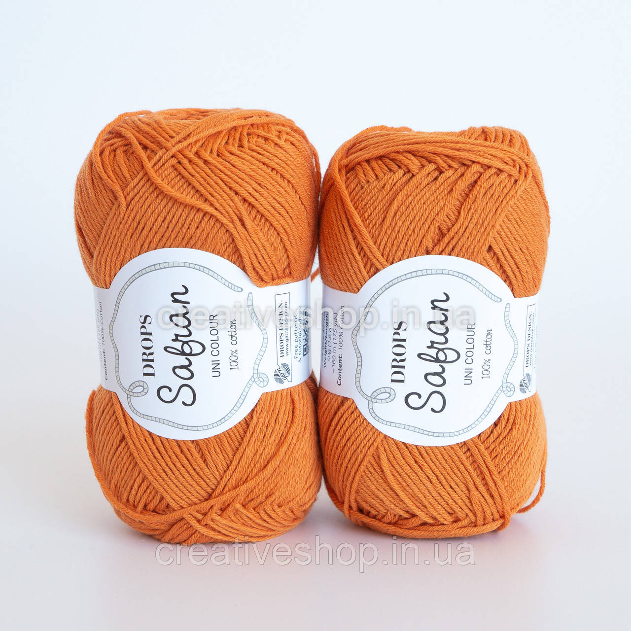 Пряжа DROPS Safran (колір 28 orange)