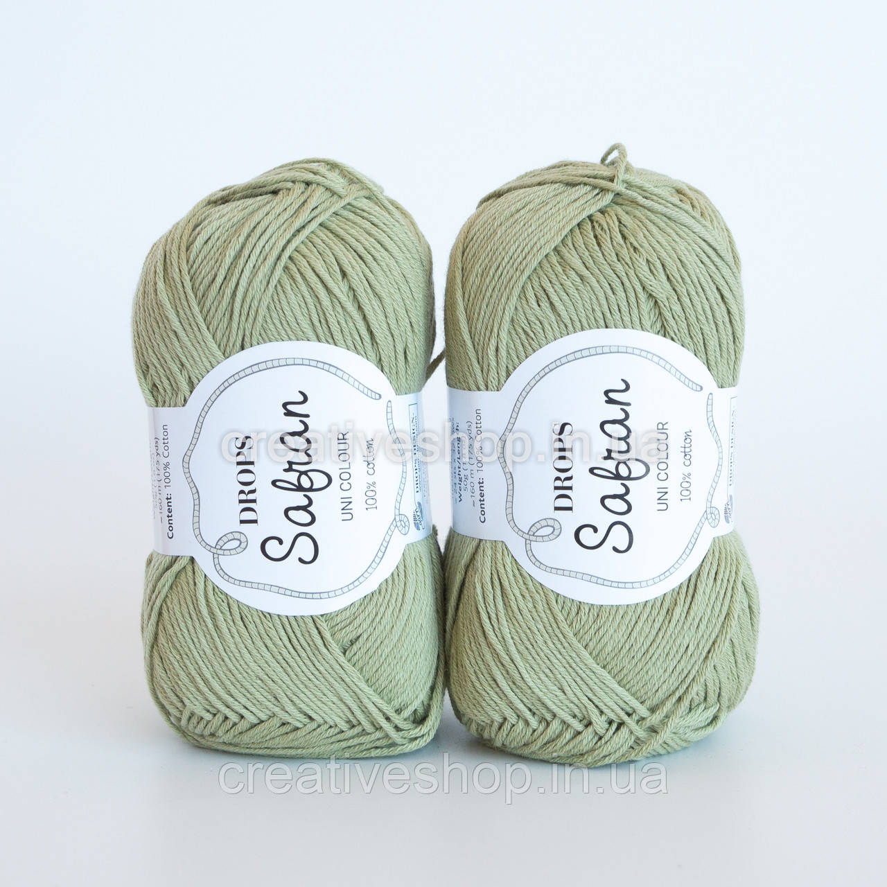 Пряжа DROPS Safran (колір 65 pistachio)