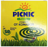 Picnic Family Спіралі для захисту від комарів 10 шт.