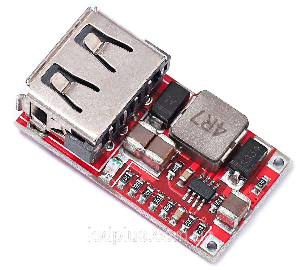 Понижуючий стабілізатор напруги 5V 3A USB mini