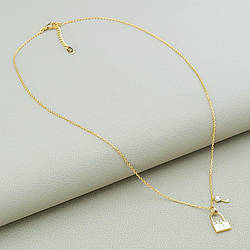 Підвіска біжутерія ювелирная бижутерия Xuping Jewelry Фіаніт 42 сантиметрів (позолота 18к)