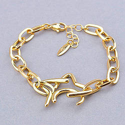 Браслет 'XUPING' 19 см. (позолота 18 к)