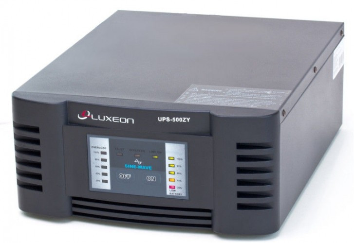 Luxeon UPS-500ZY 500ВА/Синус/ІБП/стаб джерело безперебійного живлення для газових котлів