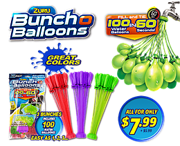 Водяні бомбочки Buncho Balloons водяні бомбочки шаріки набір куль 111