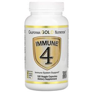 Імун4 засіб для зміцнення імунітету Immune4 California Gold Nutrition, 180 капсул