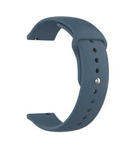 Ремінець DK Silicone Sport Band 22mm для Смарт-Годин Huawei, Samsung, Xiaomi (011909) (azure blue)
