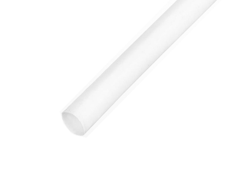 Термозбіжна трубка Ø 6 мм 1 м білий