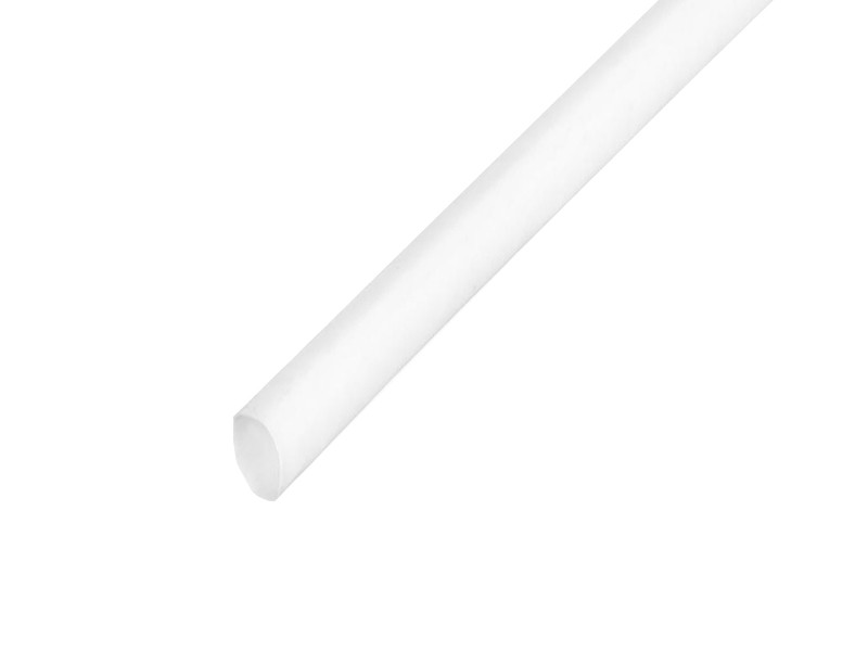 Термозбіжна трубка Ø 3 мм 1 м білий