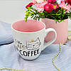Уцінка! Кружка керамічна Stenson "I love cats&coffee, 550 мл, фото 2