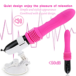 Секс машина з вібрацією і пультом, машина фалос для сексу на присоску, інтимні іграшки для жінок, фото 7