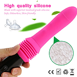 Секс машина з вібрацією і пультом, машина фалос для сексу на присоску, інтимні іграшки для жінок, фото 8