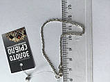 Срібний браслет, розмір 17,3 см НОВИЙ, фото 3